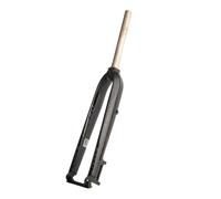 KANGXYSQ Universal 26" 27.5" 29" Mountain Bikes Rigid Fork 1-1/8” Straight Bike Fork Disc Brake Superlight Aluminum Alloy Bike Hard Forks Quick Release 9 * 100mm(Matte Black Gray,27.5in)