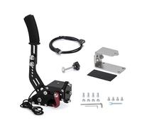 KANGYEBAIHUODIAN 14Bit PC USB Handbrake Fit For SIM Auto Racing Games G25/G27/G29 T500 Steel And Aluminum RALLY Adjustable Fit For PC Windows (Color : Black)