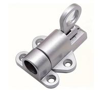 KANGYEBAIHUODIAN Fit for Aluminum Alloy Automatic Spring Latch Solid Aluminum Door and Window Latch Door Bolt Steel Window Spring Aircraft Latch Push(Silvery)