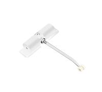 KANGYEBAIHUODIAN Fit for Door Closer Automatic Adjustable Closers Light Duty Zinc Alloy Spring Closer（Black, White）(White)
