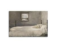 KANGZENG Andrew Wyeth Painter Works (Master Bedroom) Art Posters Canvas Wall Art Decorative Bedroom Modern Home Print Picture 24x36inch(60x90cm)