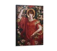 KANGZENG Dante Gabriel Rossetti Painter Works (Elegia Di Madonna Fiammetta) Art Posters Art Canvas Decor Wall Print Photo Home Modern Decoratives 20x30inch(50x75cm)