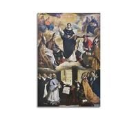 KANGZENG Francisco De Zurbaran Painter Works (The Apotheosis of Saint Thomas Aquinas) Art Posters Decorative Painting Canvas Wall Art Living Rooms Bedroom 16x24inch(40x60cm)