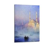 KANGZENG Ivan Aivazovsky Painter Works (Constantinople) Art Posters Wall Art Scroll Canvas Picture Living Room Decor Home 24x36inch(60x90cm)
