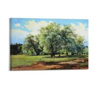 KANGZENG Ivan Shishkin Painter Works (Willows Lit Up by The Sun) Art Posters Print Photo Art Canvas Home Decorative Bedroom Modern Decors 20x30inch(50x75cm)