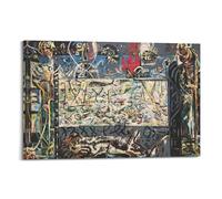 KANGZENG Jackson Pollock Painter Works (Guardians of The Secret) Art Posters Canvas Room Aesthetic Wall Art Prints Home Modern Decor 16x24inch(40x60cm)