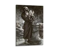 KANGZENG James Tissot Painter Works (Jesus in Prison) Art Posters Wall Art Canvas Living Room Bedroom Decor Artworks 16x24inch(40x60cm)