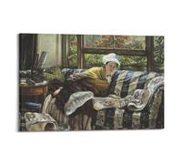 KANGZENG James Tissot Painter Works (The Japanese Scroll) Art Posters Art Print Wall Photo Paint Hanging Picture Family Bedroom Decor 08x12inch(20x30cm)