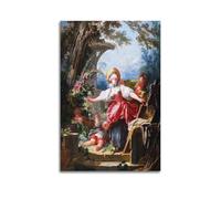 KANGZENG Jean-Honoré Fragonard Painter Works (Blind Man's Bluff) Art Posters Canvas Wall Art Scroll Picture Print Living Room Walls Decor Homes 24x36inch(60x90cm)