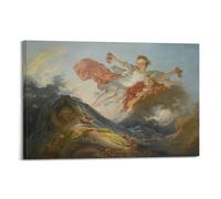 KANGZENG Jean-Honoré Fragonard Painter Works (The Goddess Aurora Triumphing Over Night) Art Posters Decorative Painting Canvas Wall Art Living Rooms Bedroom 08x12inch(20x30cm)