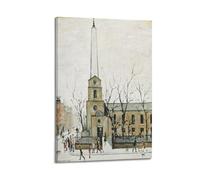 KANGZENG L. S. Lowry Painter Works (The Old Town Hall) Art Posters Wall Art Prints Photo Picture Paintings Room Decor Home Decorative 24x36inch(60x90cm)