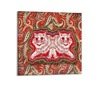 KANGZENG Louis Wain Painter Works (cats Schizophrenia 2) Art Posters Canvas Wall Art Scroll Picture Print Living Room Walls Decor Homes 28x28inch(70x70cm)