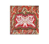 KANGZENG Louis Wain Painter Works (cats Schizophrenia 2) Art Posters Wall Art Picture Canvas Prints Bedroom Living Room Decor 20x20inch(50x50cm)