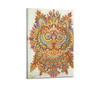 KANGZENG Louis Wain Painter Works (cats Schizophrenia 3) Art Posters Decorative Painting Canvas Wall Art Living Rooms Bedroom 24x36inch(60x90cm)