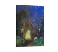 KANGZENG Odilon Redon Painter Works (Roger Et Angelica) Art Posters Wall Art Bedroom Prints Home Decor Hanging Picture Canvas 24x36inch(60x90cm)