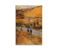 KANGZENG Paul Gauguin Painter Works (Breton Fisherman) Art Posters Room Aesthetic Print Art Wall Canvas Modern Bedroom Decor 20x30inch(50x75cm)