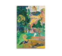 KANGZENG Paul Gauguin Painter Works (Landscape With Peacocks) Art Posters Wall Art Canvas Living Room Bedroom Decor Artworks 16x24inch(40x60cm)