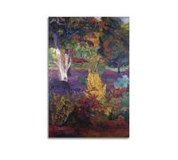 KANGZENG Paul Gauguin Painter Works (Marquesan Landscape with Horses) Art Posters Room Aesthetic Print Art Wall Canvas Modern Bedroom Decor 16x24inch(40x60cm)
