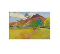 KANGZENG Paul Gauguin Painter Works (Tahitian Landscape) Art Posters Decorative Painting Canvas Wall Art Living Rooms Bedroom 24x36inch(60x90cm)