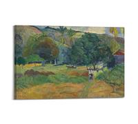 KANGZENG Paul Gauguin Painter Works (The Little Valley) Art Posters Picture Print Wall Art Canvas Artworks Room Aesthetic 24x36inch(60x90cm)
