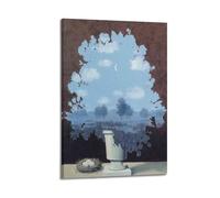 KANGZENG Rene Magritte Painter Works (The Land of Miracles) Art Posters Picture Print Wall Art Canvas Artworks Room Aesthetic 24x36inch(60x90cm)