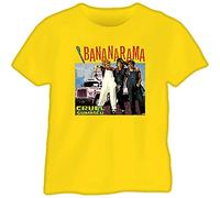KANGZU Bananarama Retro Cruel Summer Music Band T Shirt Yellow M