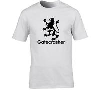 KANGZU Gatecrasher Nightclub Clubbing Legendary Logo Cotton Ring Spun T-shirt1 White XL