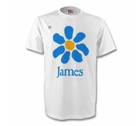 KANGZU James t Shirt Band Indie Band Come Home Tim Booth sit Down Fruit of Loom t s White White L