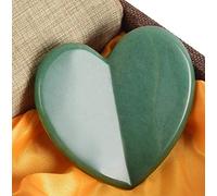 KANHA HANDICRAFT's (MT61) natural green aventurine stone Gua Sha tool for facial skincare,anti-aging massager,gua sha scrapping tool for acupressure therapy