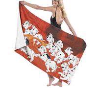 KANKANHAHA 101 Dalmatians Bath Towel Large Microfiber Soft Adult Swimming Towel For Travel