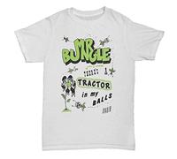 kankun Mr Bungle Tractor in My Balls Retro Tv Film Movie Series Mens 80S 90S T Shirt White