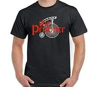 kankun The Prisoner T-Shirt Mens Retro TV Programme Show Top Tee Program Black