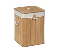 Premier Housewares Kankyo Bamboo Laundry Hamper with Rope Handles - Natural, Brown