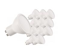 Kanlux 10x 1.2W = 10W Equivalent Incandescent Lamp Power PAR16 Light Source GU10 LED Light Bulbs Energy Saving Non Dimmable Spotlight Downlight (Neutral White 4000k)