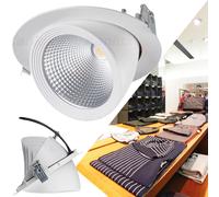 Kanlux 33W Adjustable Gimbal Scoop Tilt Light Multi Directional Beam Spot Dipped