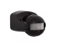Kanlux ALER Black Movement Sensor 1kw 165 deg PIR in Black 220-240V 1200W IP Rating 44