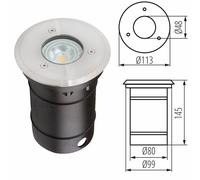 Kanlux BERG In Ground IP67 Recessed Walk Over Light Uplight Garden Outdoor GU10
