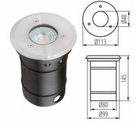 Kanlux BERG In Ground IP67 Recessed Walk Over Light Uplight Garden Outdoor GU10