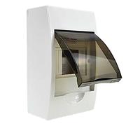 Kanlux Fuse Box Small Distribution Board IP40 Surface-Mounted Sub-Distribution 1 Row 4 Modules White/Grey