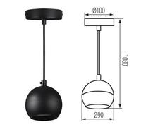 Kanlux GALOBA Wall Ceiling GU10 Light Fitting Adjustable Spotlight Pendant Lamp