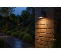 Kanlux GORI Garden Lights IP44 Anthracite | 800/500mm Bollard, Up/Down Wall GU10 [EEK: A]