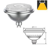 Kanlux IQ LED 12W AR111 GU10 Light Bulb Lamp Reflector Spotlight Downlight 240V