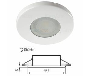 Kanlux MARIN Recessed Bathroom Ceiling Motorhome Campervan Boat Light Downlight