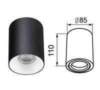 Kanlux Modern Ceiling Spotlight Cylinder Fitting RITI GU10 Kitchen Living Room