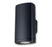 Kanlux Modern Outdoor/Facade Light ZEVI-EL Black Aluminium for 2 GU10 Up-Down Wall Light for Indoor and Outdoor Use IP54