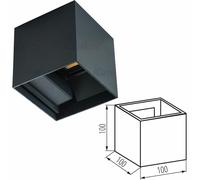 REKA LED EL 7W L GR 28990 Garden Wall Cube Hallway Adjustable Angle Light Lamp