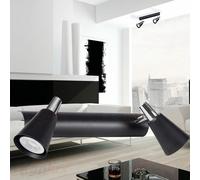 Kanlux SEMPRA EL-2I B-SR 33093 Twin Adjustable GU10 LED Wall Ceiling Spot Light