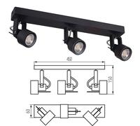 Kanlux SONDA Wall Ceiling GU10 Fitting Adjustable Interior Decor Spot Light 240V