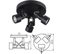 Kanlux SONDA Wall Ceiling GU10 Fitting Adjustable Interior Decor Spot Light 240V