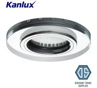 4x Recessed 6W Downlight Cool White Ceiling GU10 Lamp 2 Tone Blue LED Spot Light